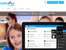 Tablet Screenshot of myskoolapp.com